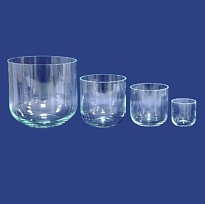 Ваза из стекла Мидори d13.5*h13см 1,4л