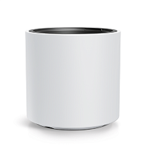 Кашпо Prosperplast Heos d47 h45см 31л с вкладкой пластик белый