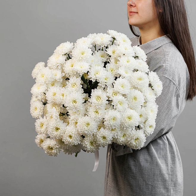 Букет из хризантемы "Серенада"