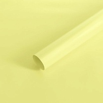 Пленка матовая 57*57см Самая нужная 20 листов нежно-желтый