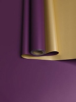 Пленка матовая 58см*10м 65мкр золотой-фиолетовый