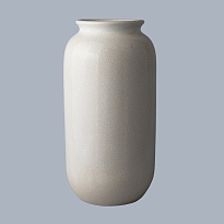 Ваза декоративная керамика, d14.5 h28см, белый