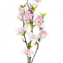 Вишня искусственная h88см розовый