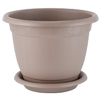 Горшок Aphrodite d29 h22,5см 7,8л с поддоном пластик французкий платан