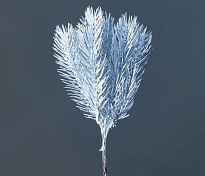 Ветка декоративная в связке h20см серебряный