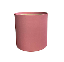 Коробка шляпная без крышки d20*h20см матовый срезанный бутон