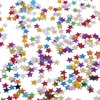 Конфетти Звездочки голограмма 15г микс