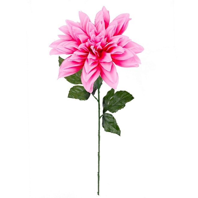Георгин искусственный 1 голова h71см розовый