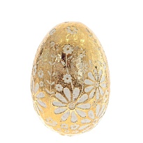 Сувенир Яйцо (керамика), h9*6*6см золотой
