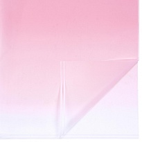 Пленка матовая 58*58 см Перелив 20 листов, розовый 