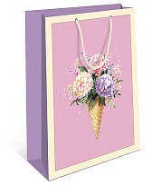 Пакет подарочный 26*32*12см букет