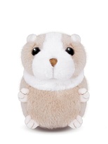 Мягкая игрушка Хомячок Майки h13см бежевый