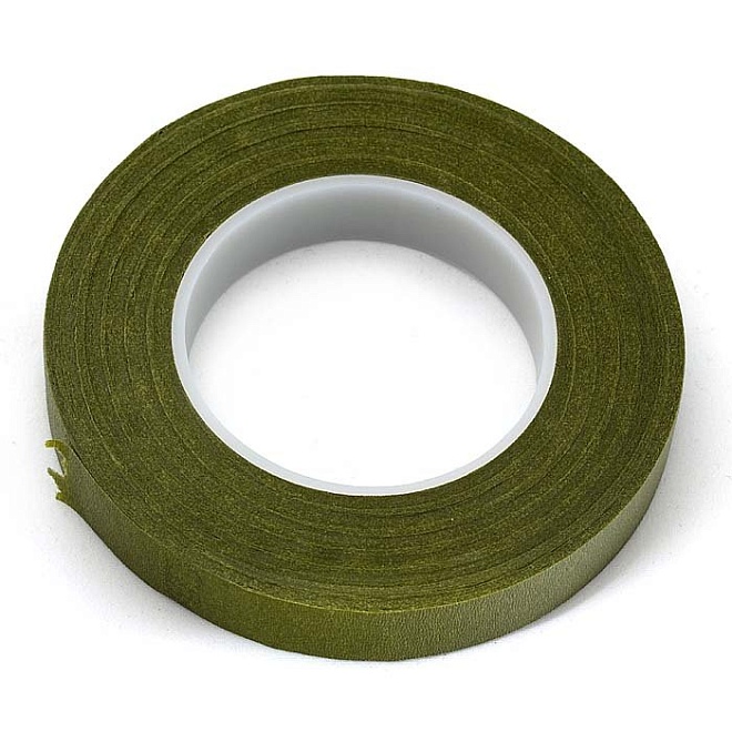 Тейп лента 12мм*28м зеленый мох