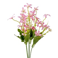 Маргаритка в букете искусственная h38см розовый