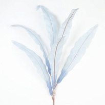 Зелень, ветка искусственная, Лавр, h110см, голубой