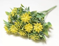 Зелень, букет искусственный шишки 5 веток h30см желтый