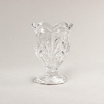 Подсвечник из стекла Tangson 7,2*7,2*10см Тюльпан