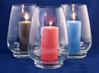 Ваза из стекла Вурм d18*h25см 3,8л прозрачный