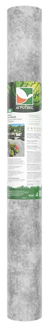 Укрывной материал Агротекс Сад двойная защита 80 мульча двухслойный ширина 1,6м бело-черный