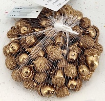 Набор желудей в сетке 145гр золотой