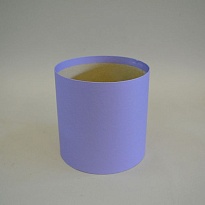 Коробка шляпная без крышки d20*h20см базовый сиреневый