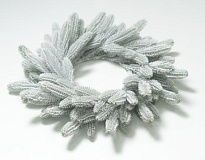 Венок искусственный еловый d45см заснеженный