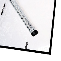 Пленка матовая 58*58см Комикс 10 листов белый