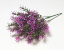 Зелень букет искусственный аспарагус h35см сиреневый