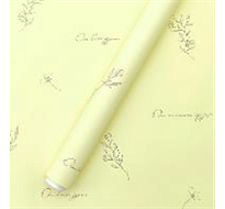 Пленка матовая 60см*10м 65мкр Эскиз светло-желтый