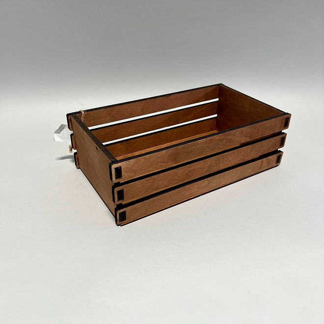 Ящик декоративный 28*16*9см орех