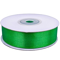 Лента атласная 20мм*25ярд зеленый 