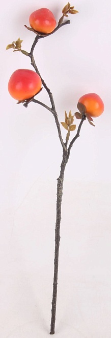 Ветка декоративная с гранатами d4*h45см
