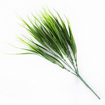 Зелень букет иcкусственный осока h35см зеленый