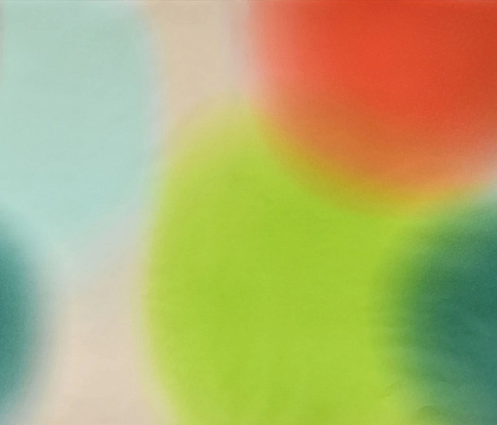 Тишью 50*70см 20л Градиент красный