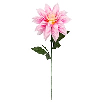 Георгин искусственный 1 ветка h71см светло-розовый