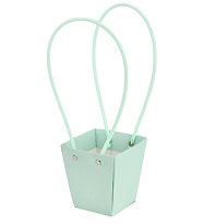 Пакет для цветов 9*13*15см мятный