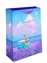 Пакет подарочный 26*32*12см Давай мечтать