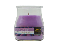 Свеча в стакане Lumar 100г аромат лаванда