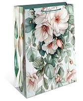 Пакет подарочный 18*23*10см Цветы