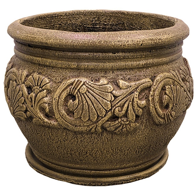 Горшок Палермо d41 h34см 26л керамика коричневый