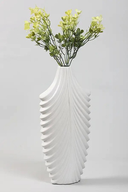 Ваза декоративная h38,5см керамика белый