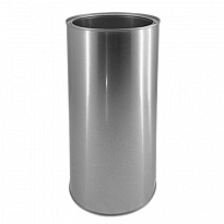 Вазон металл d11*h25см без ручек нержавеющая сталь