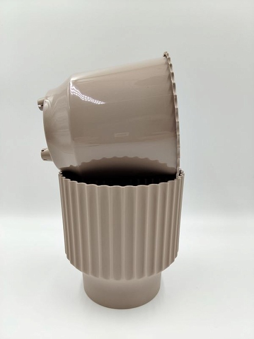 Горшок Аркада d17 h15,5см 2,9л с вкладкой пластик фраппе