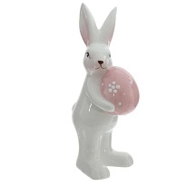 Сувенир Заяц керамика 6*8*h16см 