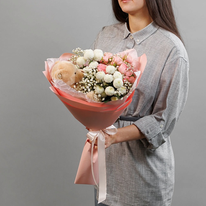 Букет детский "Мишутка"