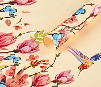 Пленка матовая 58*58см Колибри 20 листов шампань