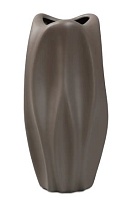 Ваза декоративная h29см керамика серый