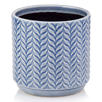 Кашпо Polnix Vintage d14 h13см керамика синий