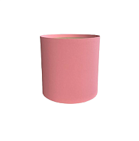 Коробка шляпная без крышки d20*h20см матовый нежно-розовый