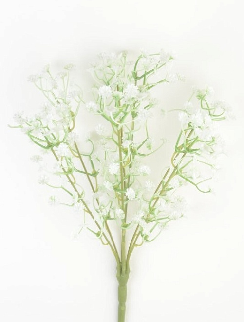 Гипсофила искусственная, 7 веток, h36см, белый